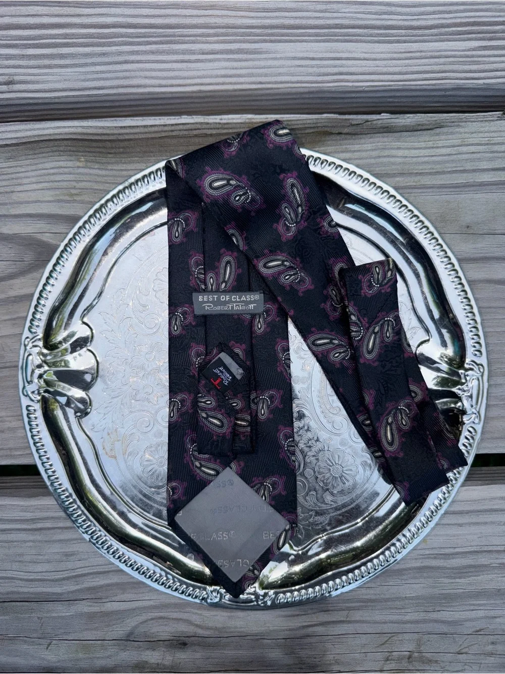 Robert Talbott Best Of Class Silk Tie Raised Pattern